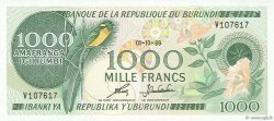 1000 Francs BURUNDI  1989 P.31d NEUF