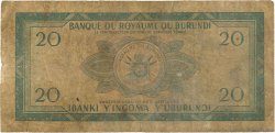 20 Francs BURUNDI  1965 P.15 B
