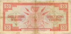 50 Francs BURUNDI  1965 P.16a TB