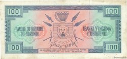 100 Francs BURUNDI  1965 P.17a TTB