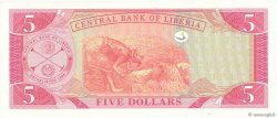 5 Dollars LIBERIA  2008 P.26d NEUF