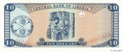 10 Dollars LIBERIA  2008 P.27d NEUF