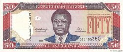 50 Dollars LIBERIA  2008 P.29c NEUF