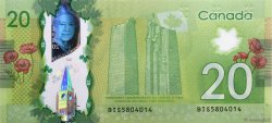 20 Dollars CANADA  2012 P.108a UNC