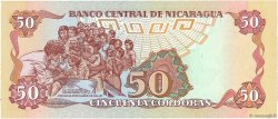 50 Cordobas NICARAGUA  1985 P.153 FDC