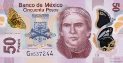 50 Pesos MEXIQUE  2012 P.123k NEUF
