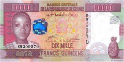 10000 Francs GUINEA  2012 P.46 SC+