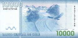 10000 Pesos CHILE  2011 P.164b UNC