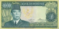 1000 Rupiah INDONESIA  1960 P.088a VF+