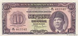 10 Rupiah INDONÉSIE  1950 P.037 pr.NEUF