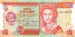 5 Dollars BELIZE  2005 P.67b