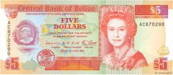 5 Dollars BELIZE  1991 P.53b NEUF
