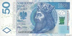 50 Zlotych POLOGNE  2012 P.185 NEUF
