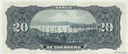 20 Pesos Non émis MEXIQUE Guerrero 1906 PS.0300b NEUF