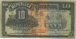 10 Pesos PARAGUAY  1920 P.144a B+