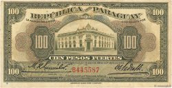 100 Pesos PARAGUAY  1923 P.168a TB