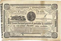 4 Pesos PARAGUAY  1862 P.016 pr.TTB