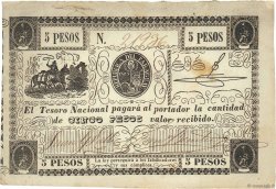5 Pesos PARAGUAY  1862 P.017 TTB