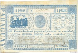 5 Pesos PARAGUAY  1865 P.025 TTB