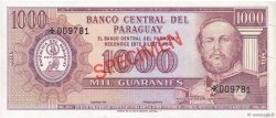 1000 Guaranies Spécimen PARAGUAY  1979 P.CS1 pr.NEUF
