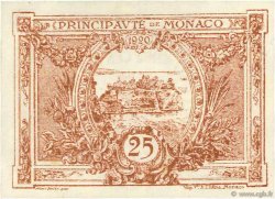 25 Centimes MONACO  1920 P.01a SPL