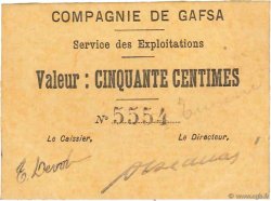 50 Centimes TUNISIE  1916 P.-- SUP