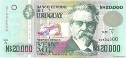20000 Nuevos Pesos URUGUAY  1989 P.069a pr.NEUF