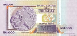 1000 Nuevos Pesos URUGUAY  1989 P.067A pr.NEUF