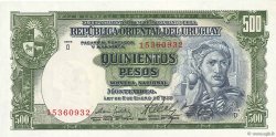 500 Pesos  URUGUAY  1967 P.044b SUP+