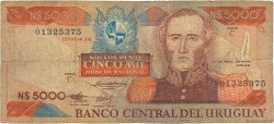 5000 Nuevos Pesos URUGUAY  1983 P.065a pr.B
