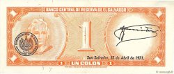 1 Colon SALVADOR  1970 P.110b TTB