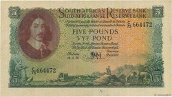 5 Pounds AFRIQUE DU SUD  1959 P.096c TTB+