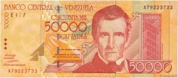 50000 Bolivares VENEZUELA  1998 P.083 TTB