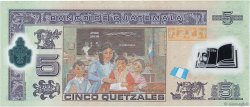 5 Quetzales GUATEMALA  2011 P.122b UNC