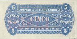 5 Pesos PORTO RICO  1880 PS.101a SPL+