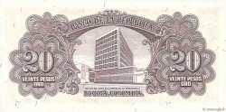 20 Pesos Oro COLOMBIE  1961 P.401c NEUF