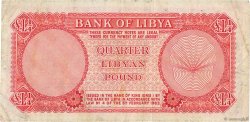 1/4 Pound LIBYE  1963 P.23a TB