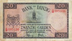 20 Gulden DANTZIG  1932 P.60