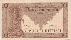 10 Rupiah INDONÉSIE  1952 P.043b NEUF