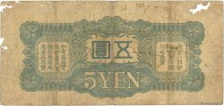 5 Yen CHINE  1940 P.M18a AB