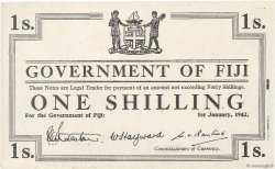 1 Shilling FIDJI  1942 P.048r1 pr.NEUF