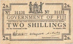 2 Shillings FIDJI  1942 P.050a TTB