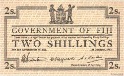 2 Shillings FIJI  1942 P.050r1 UNC-