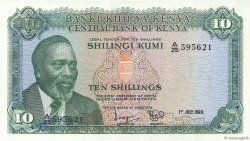 10 Shillings KENYA  1969 P.07a NEUF