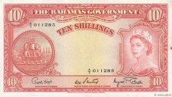 10 Shillings BAHAMAS  1953 P.14d TTB+