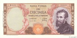 10000 Lire ITALY  1966 P.097c UNC-