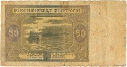 50 Zlotych POLOGNE  1946 P.128 B