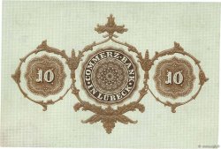 10 Thaler ALLEMAGNE Lübeck 1865 PS.0311r pr.NEUF