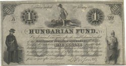 1 Dollar HONGRIE  1852 PS.136r SPL