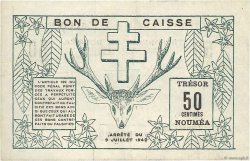 50 Centimes NOUVELLE CALÉDONIE  1942 P.51 TTB+